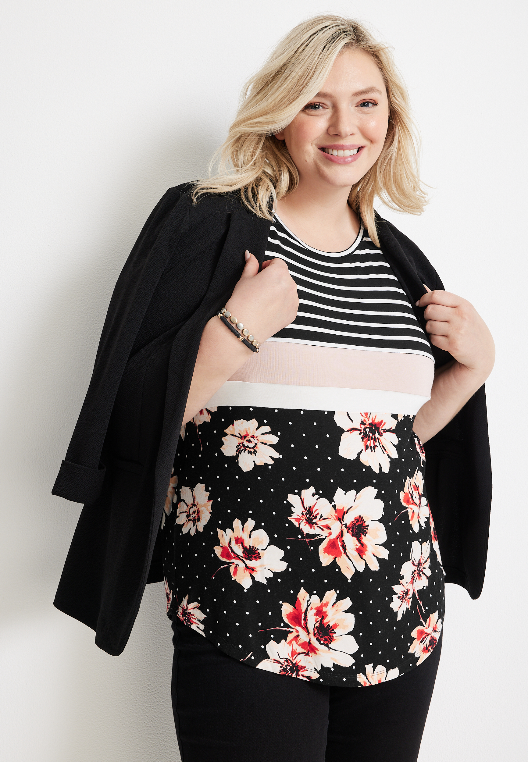 Plus Size 24/7 Mara High Neck Tank Top, , large