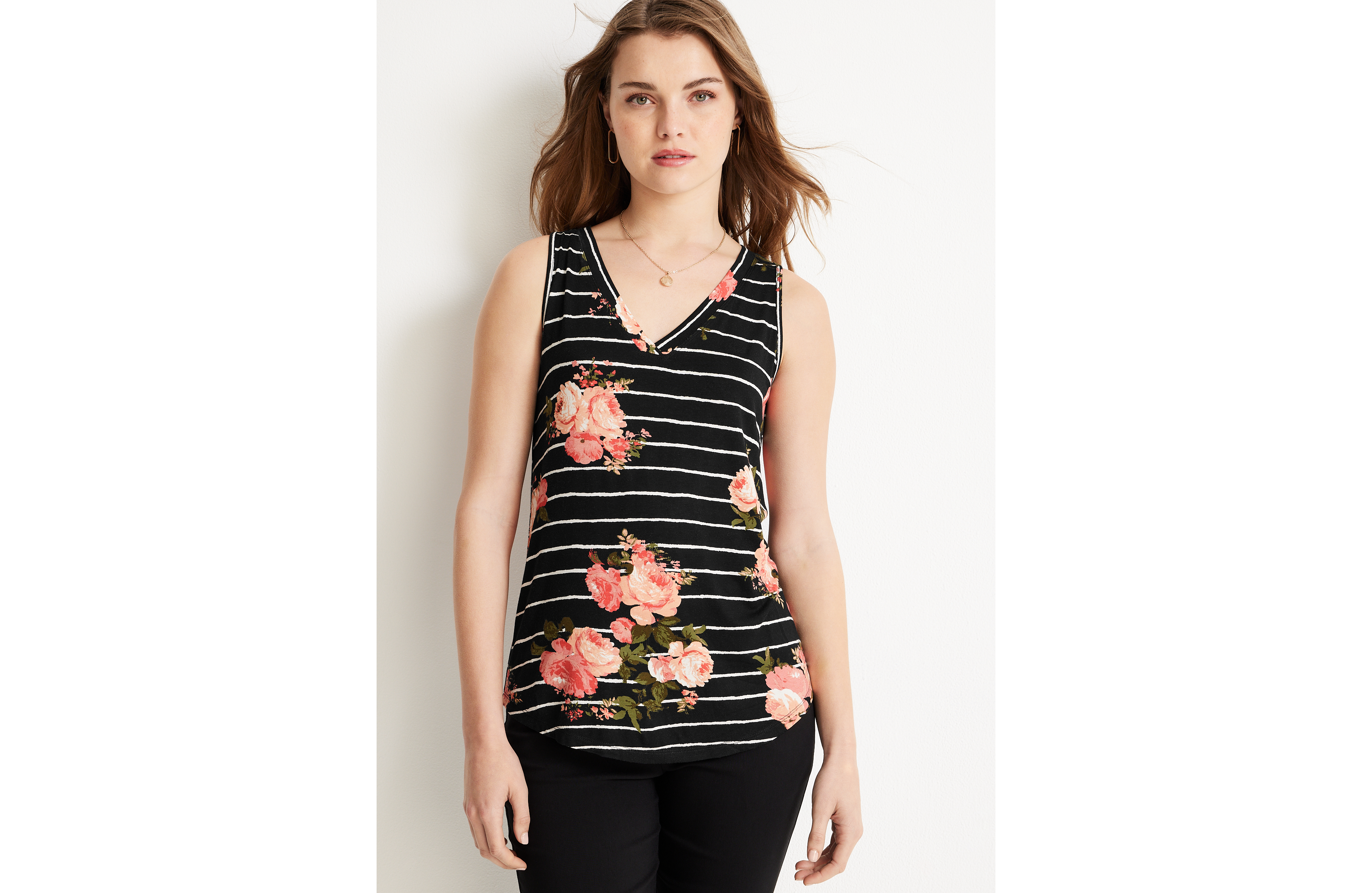 24/7 Mara V Neck Tank Top