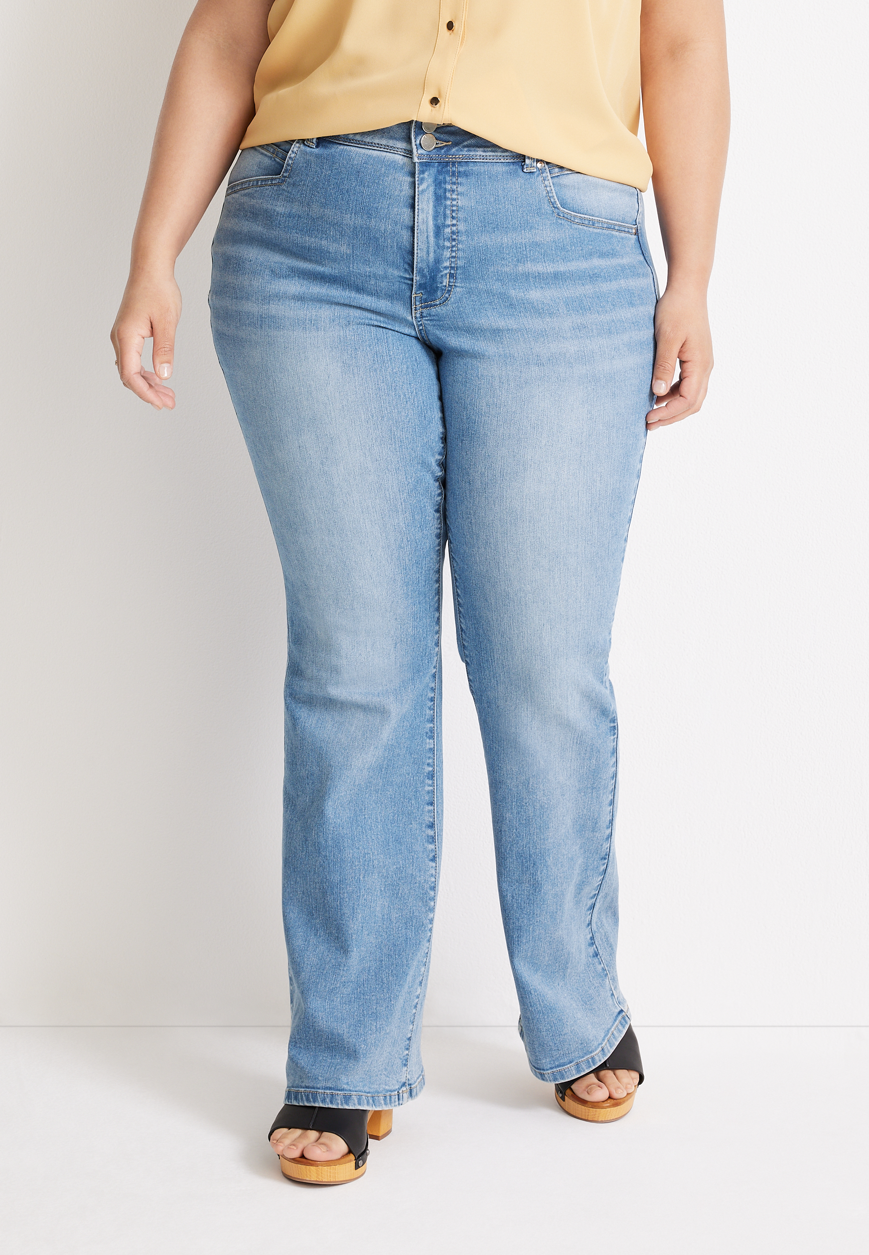 Plus Size m jeans by maurices™ Everflex™ Flare High Rise Jean | maurices