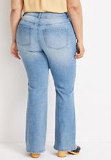 Plus Size m jeans by maurices&trade; Everflex&trade; Flare High Rise Jean, , small