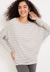 24/7 Dakota Striped Dolman Top, , small
