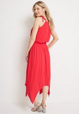 Halter Neck Midi Dress, C1155, small