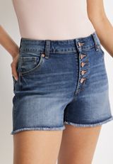 m jeans by maurices&trade; High Rise Button Fly 3.5in Short, C3337, small