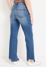 edgely&trade; Super High Rise Relaxed Straight Ripped Jean, C258, small