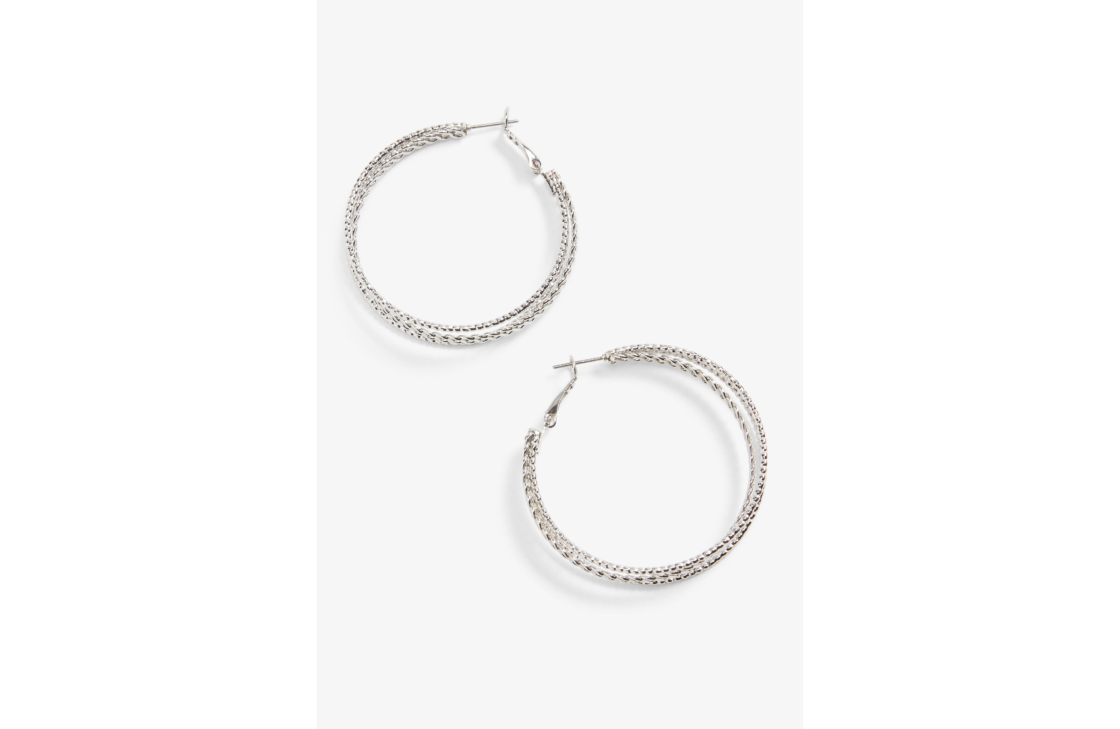Silver Hoop Earrings
