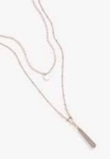 Pink Stone Layered Necklace, , small
