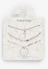 3 Pack Cross Pendant Necklace Set, , small