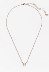 Butterfly Pendant Necklace, , small