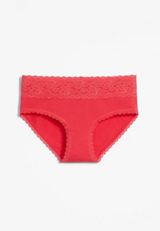 Simply Comfy Cotton Hipster Panty, C8356, small