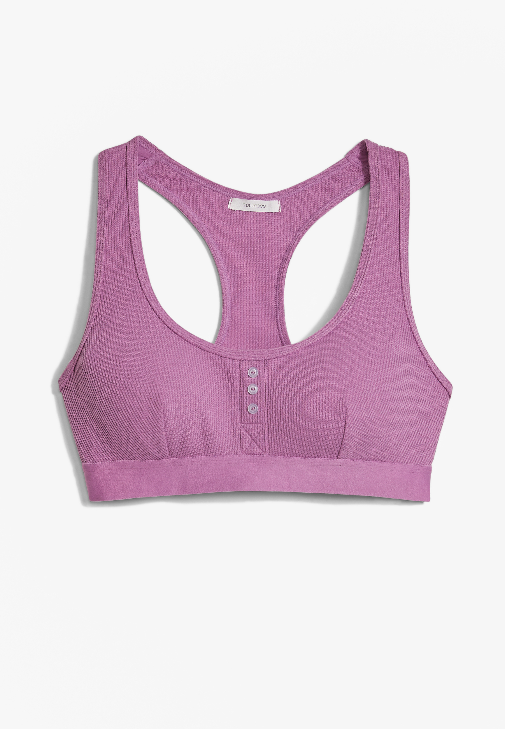 Simply Comfy Waffle Racerback Bralette, C5815, large