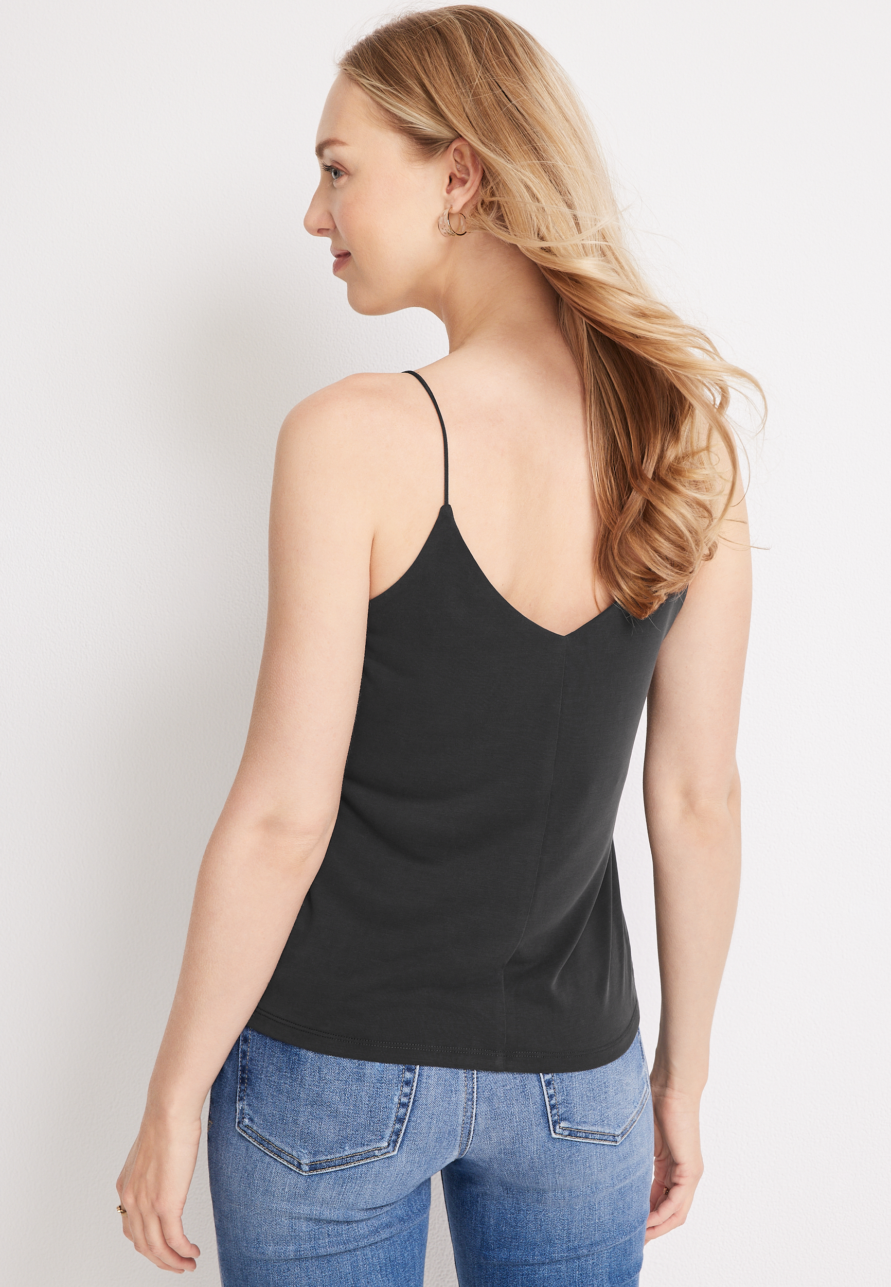 Sandwash Swing Cami, BLACK, large