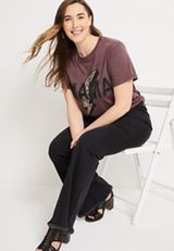 Plus Size Mama Leopard Lighting Bolt Graphic Tee, C3215, small