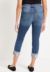 m jeans by maurices&trade; Mid Fit Mid Rise Cropped Jegging, MEDIUM SANDBLAST, small