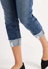 m jeans by maurices&trade; Mid Fit Mid Rise Cropped Jegging, MEDIUM SANDBLAST, small