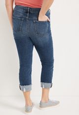 Plus Size m jeans by maurices&trade; Mid Fit Mid Rise Cropped Jegging, C3337, small