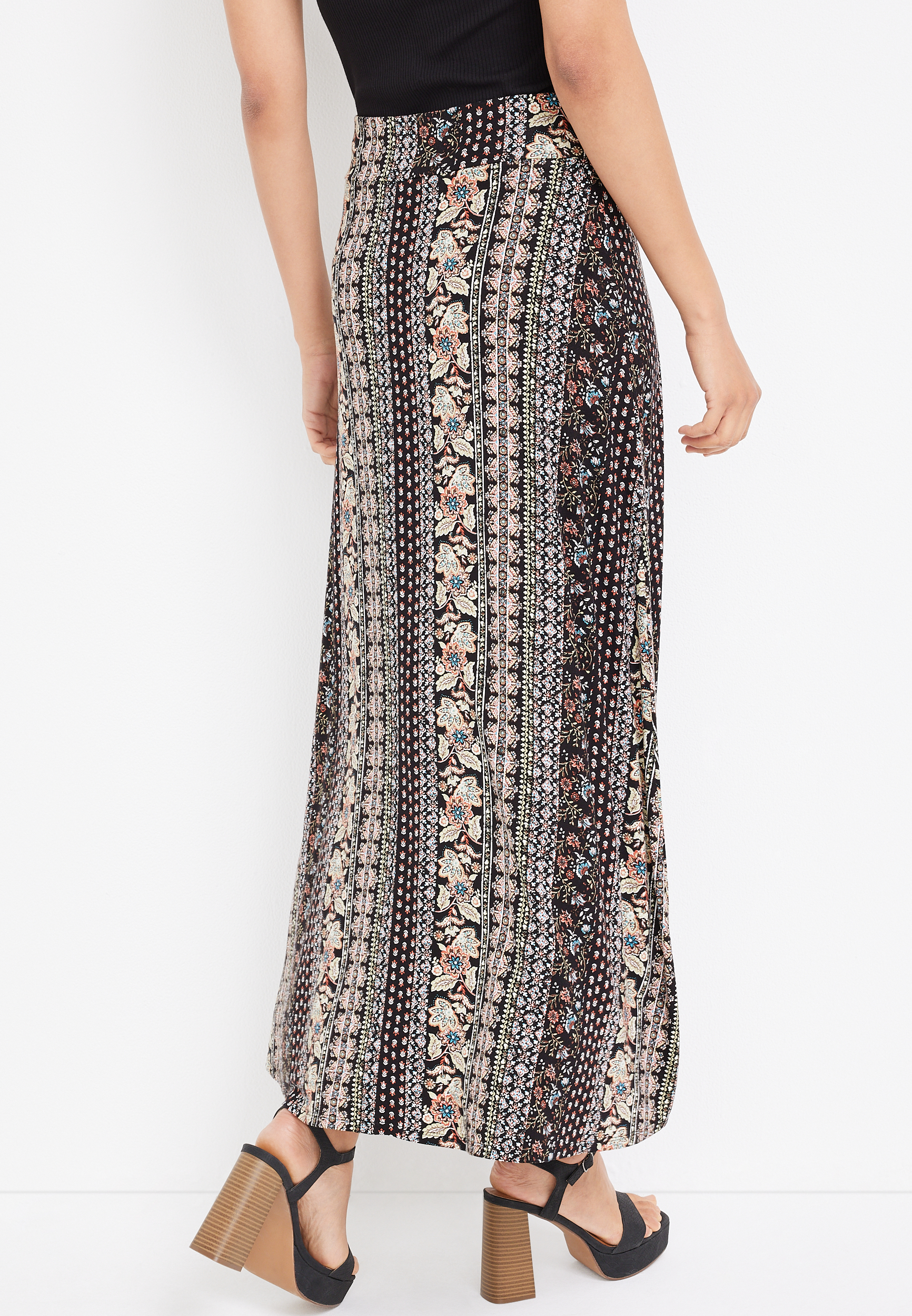 High Rise Maxi Skirt, C1524, large