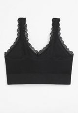True Stretch Seamless Lace Strap Bralette, C106, small
