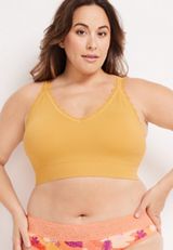 True Stretch Seamless Lace Strap Bralette, C3522, small
