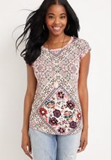 24/7 Fairhaven Patchwork Tee, C1524, small