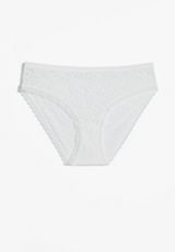 Vintage Lace Bikini Panty, SOFT WHITE, small