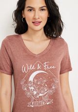 Wild And Free Graphic Tee, C5436, small