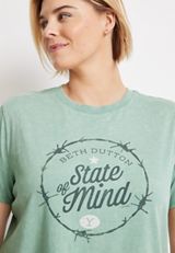 Plus Size Beth Dutton State Of Mind Graphic Tee, C6613, small