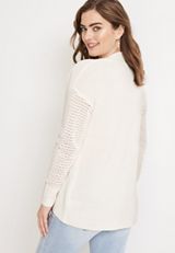 Tape Yarn Cardigan, C4673, small