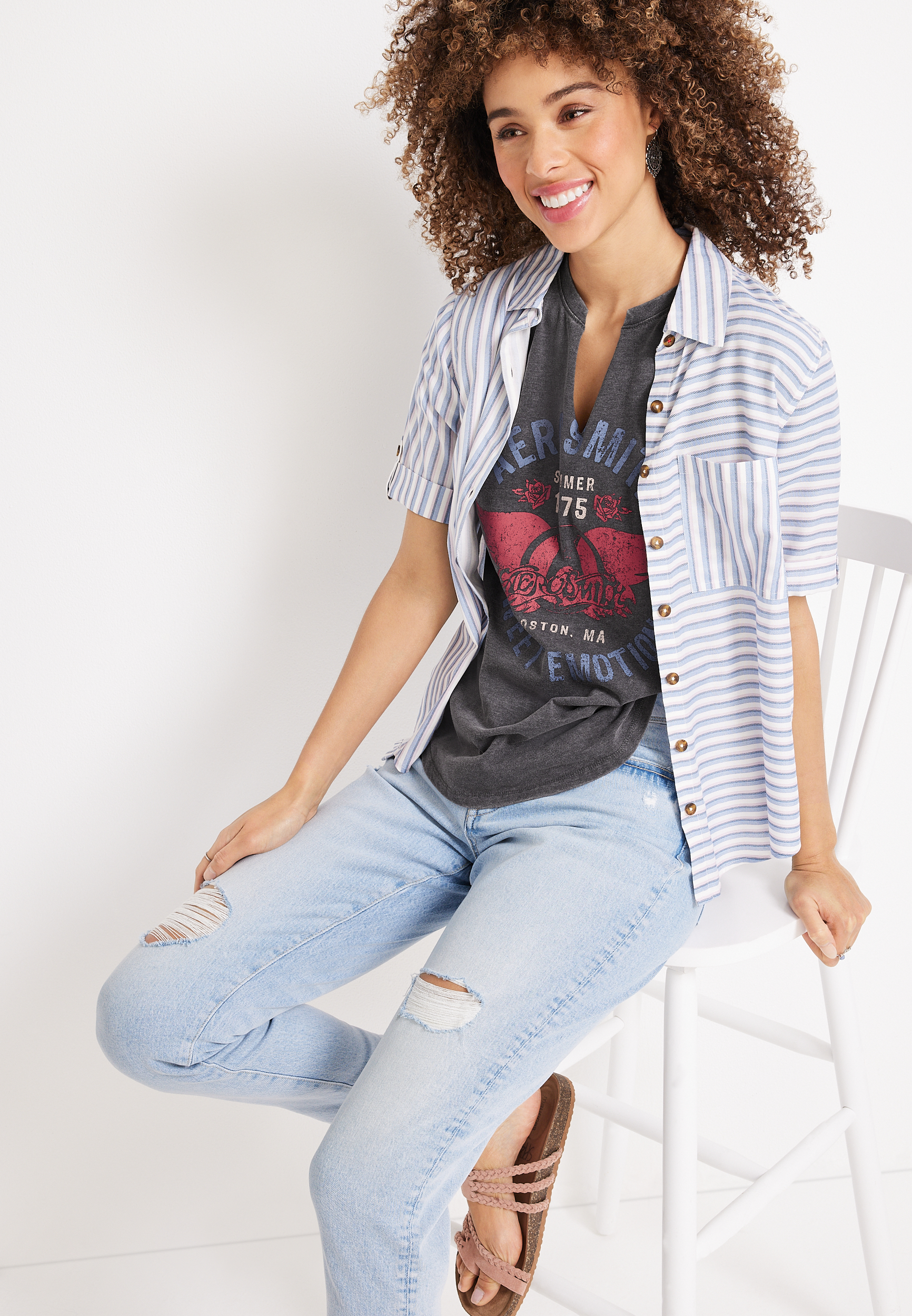 Aerosmith Graphic Tee, C106, large