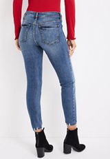Silver Jeans Co.&reg; Suki Skinny Curvy Ripped Mid Rise Jean, C3337, small