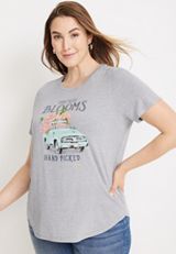 Plus Size Farm Fresh Blooms Graphic Tee, , small