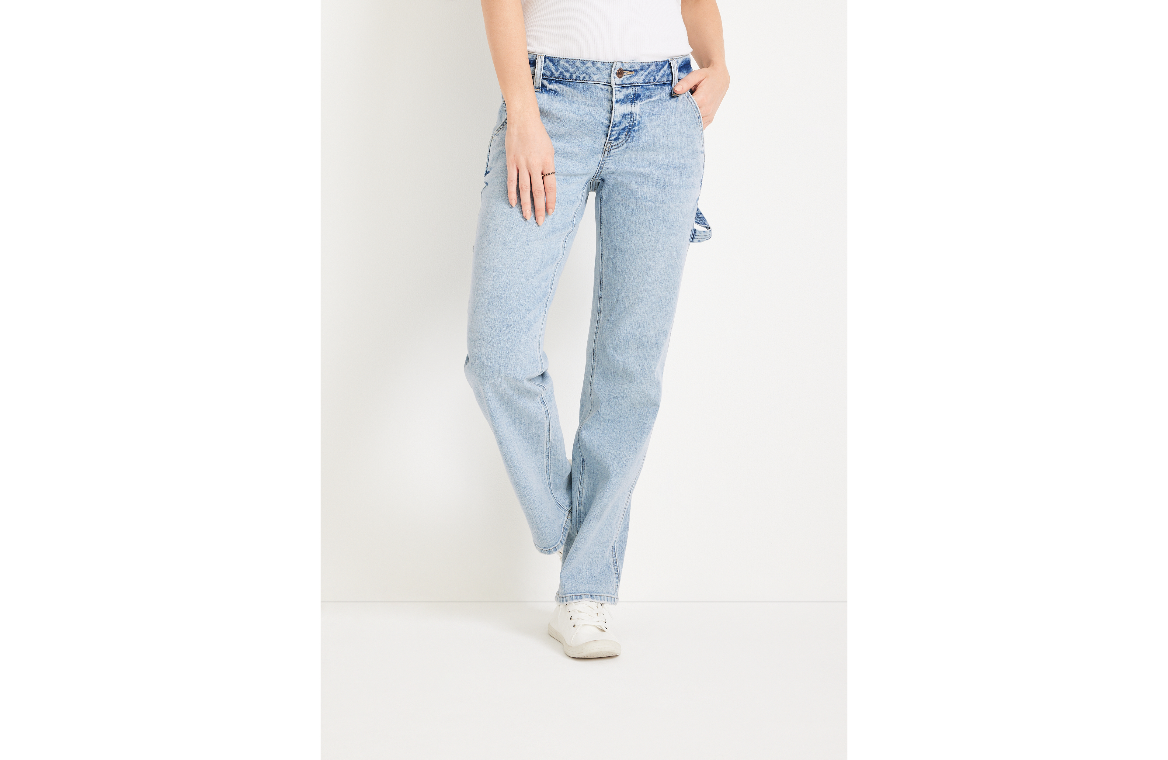 m jeans by maurices™ Straight 90s Low Rise Carpenter Jean