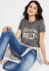 Raised On Dolly Graphic Tee, C151, small