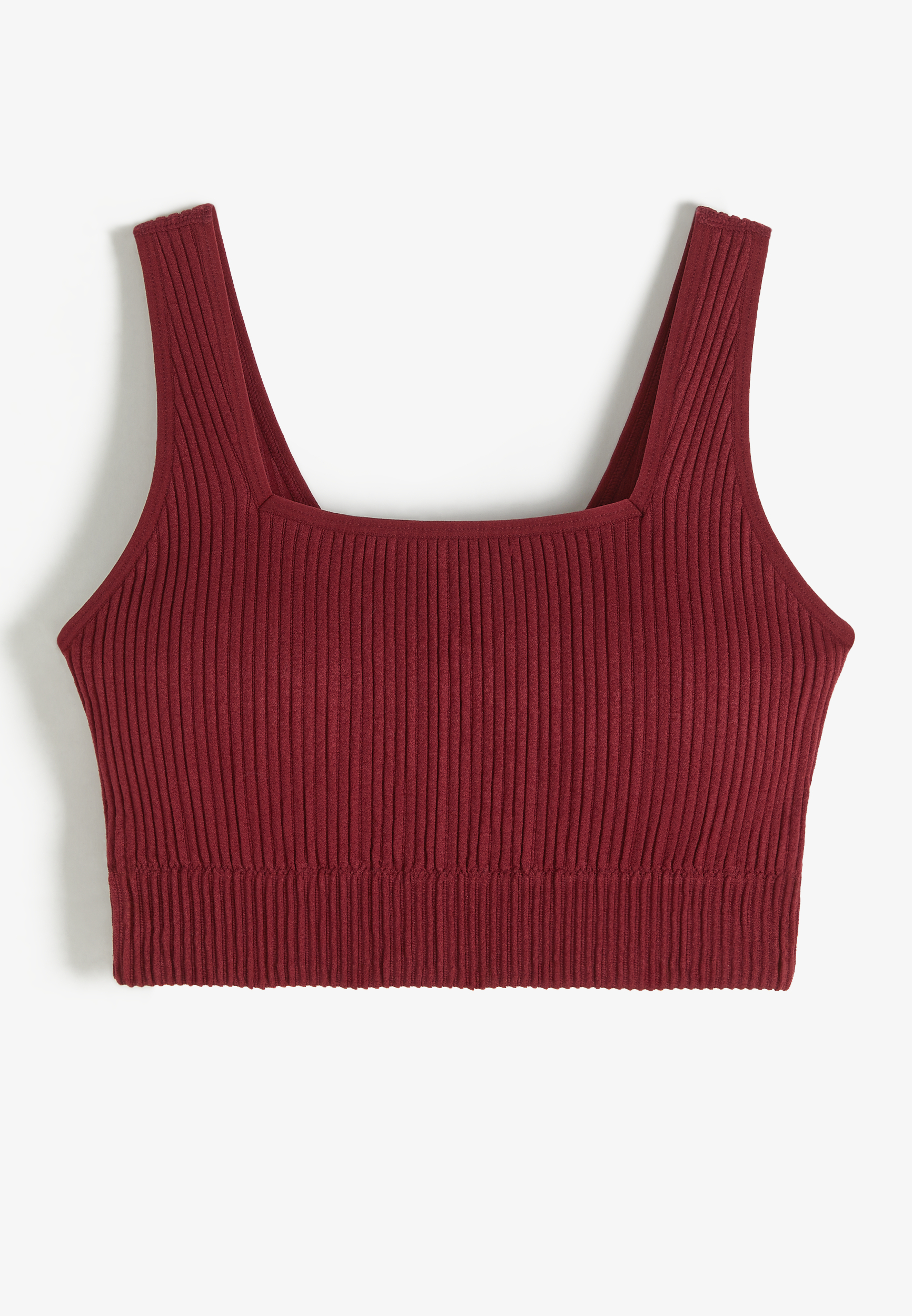 True Stretch Seamless Wide Ribbed Bralette, C9179, large