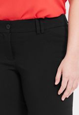 Plus Size Bengaline Constructed Waist Mid Rise Skinny Dress Pant, C106, small