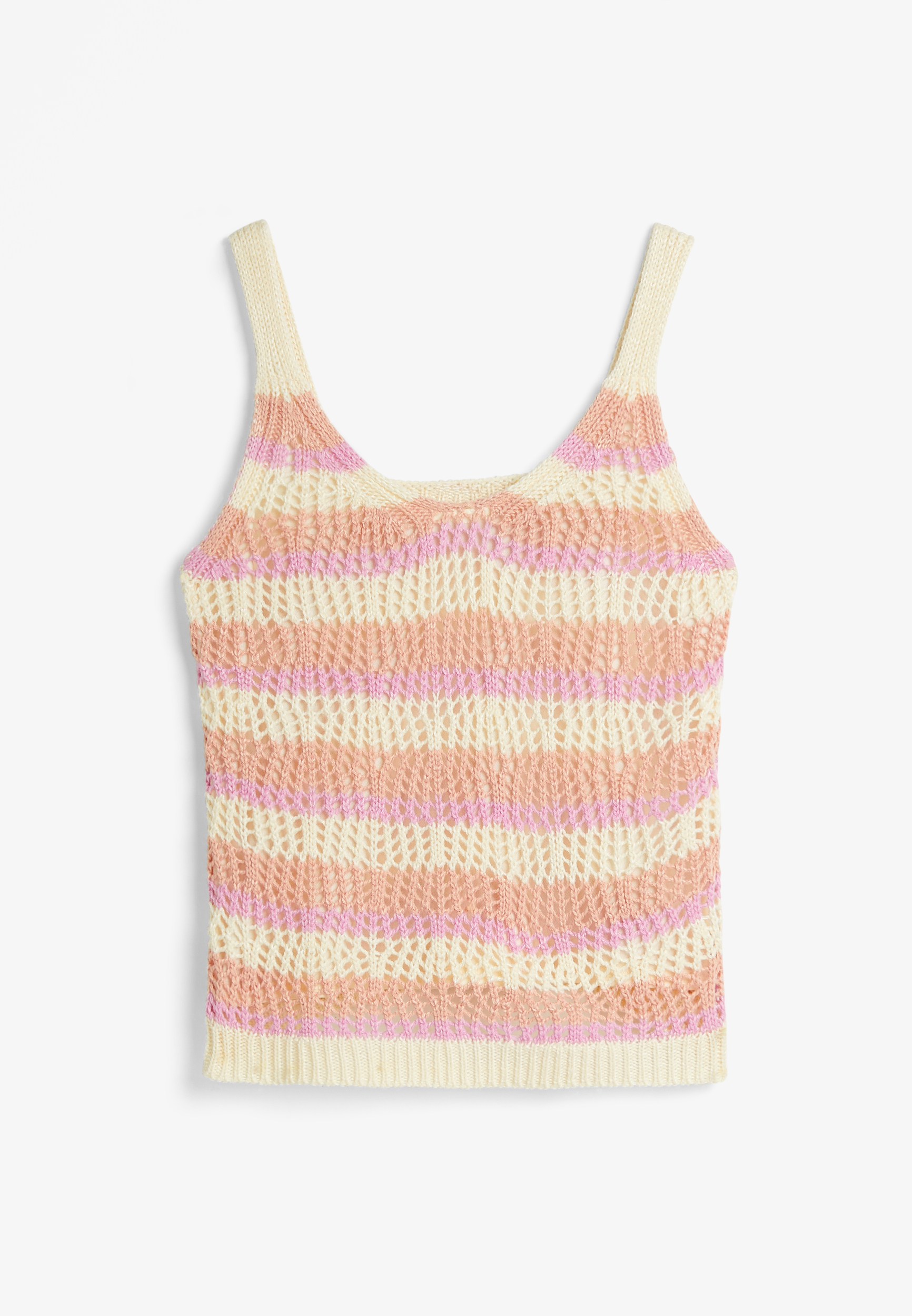 Girls Striped Crochet Cami | maurices
