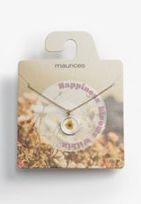 Pressed Flower Pendant Necklace, , small