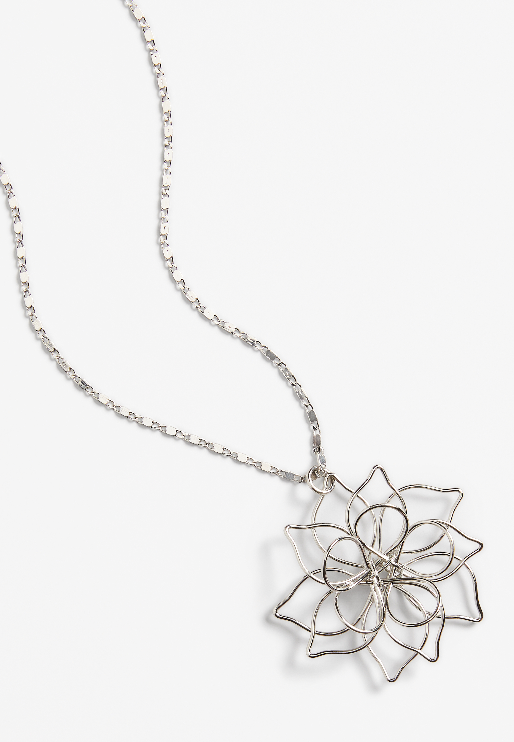 Chrysanthemum Pendant Necklace, , large