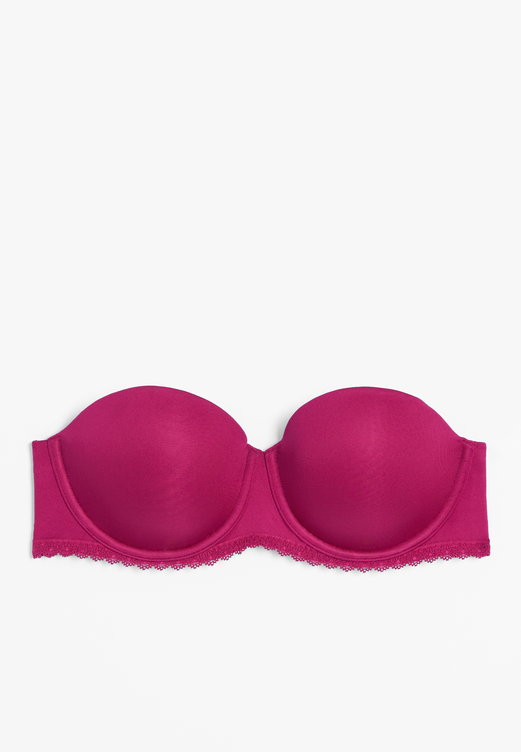SmoothBliss Lace Trim Strapless Bra, C2301, large