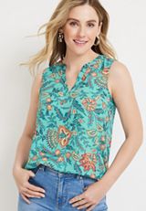 Atwood Floral Tank Top, C8644, small