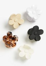 5 Pack Flower Hair Clips, C223, small