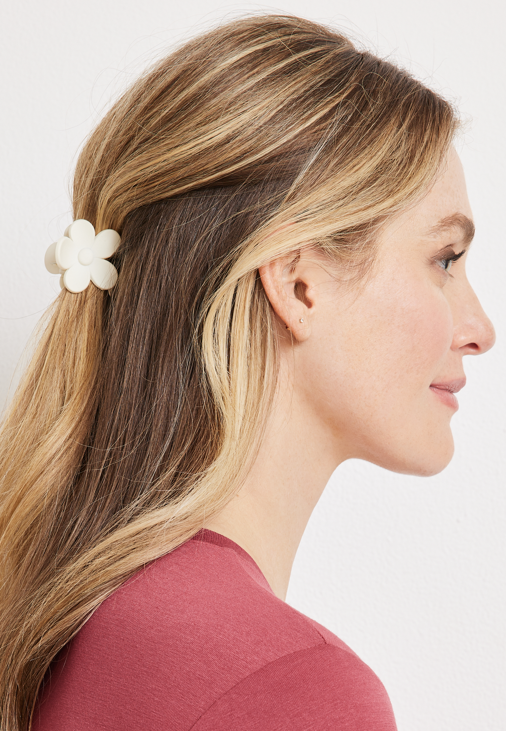 5 Pack Flower Hair Clips, C223, large