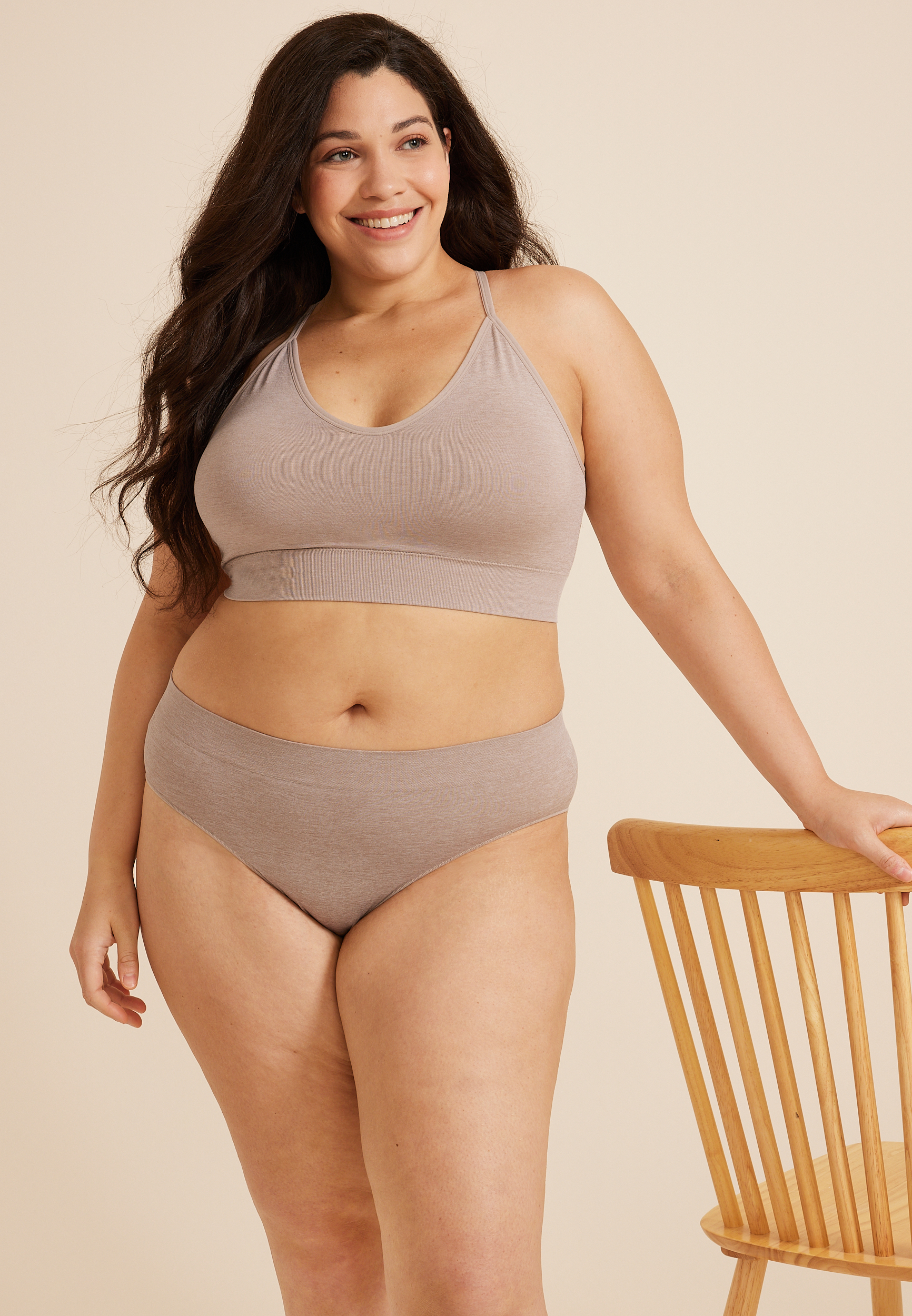 True Stretch Seamless Bikini Panty, , large
