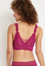 Vintage Lace Criss Cross Braletteâ€¯, C2301, small