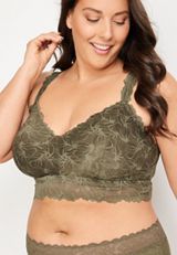 Vintage Lace Criss Cross Braletteâ€¯, C6897, small