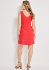 24/7 Sleeveless Wrap Mini Dress, C1155, small