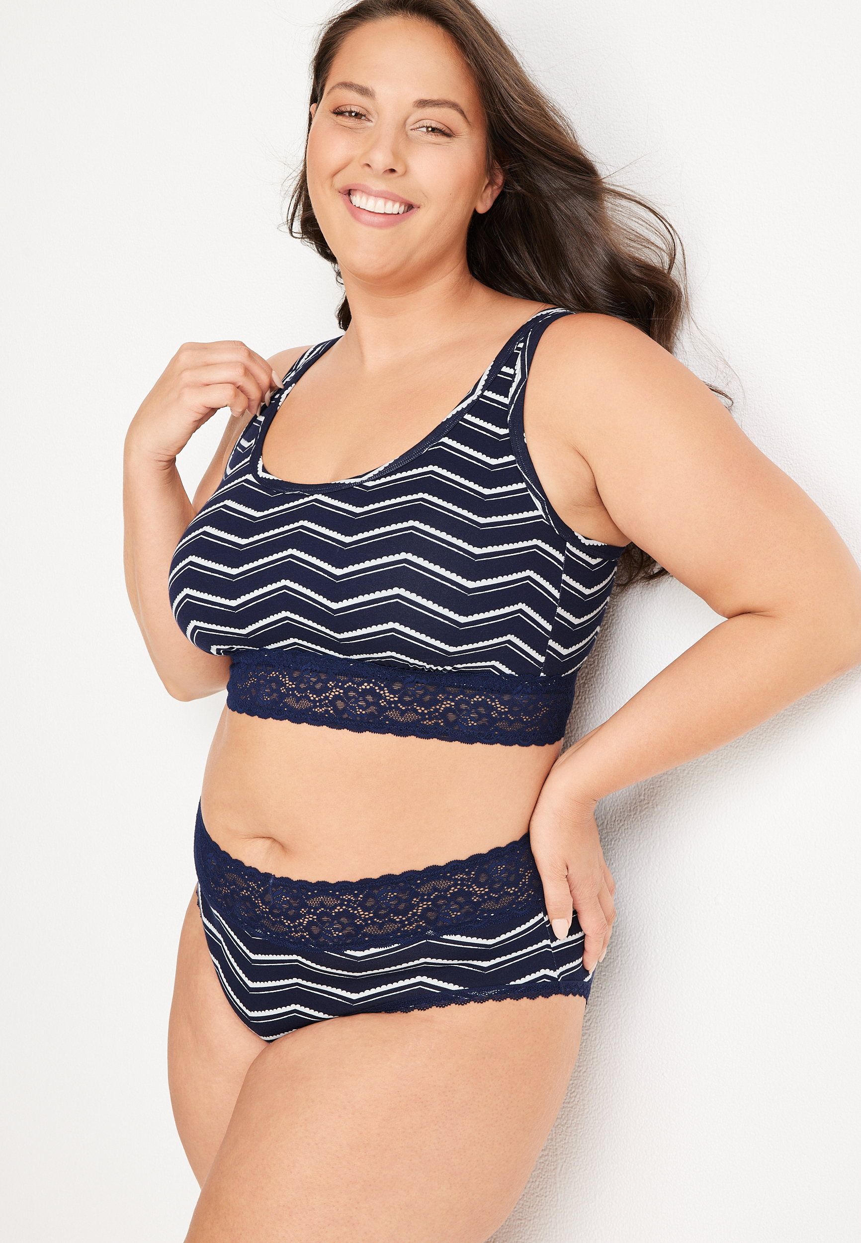 Simply Comfy Zig Zag Hipster Panty, C1943, large