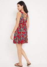 Floral Skater Dress, C6875, small