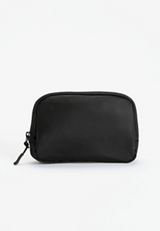 Solid Crossbody Belt Bag, BLACK, small