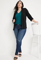 Plus Size 24/7 Mara V Neck Tank Top, , small