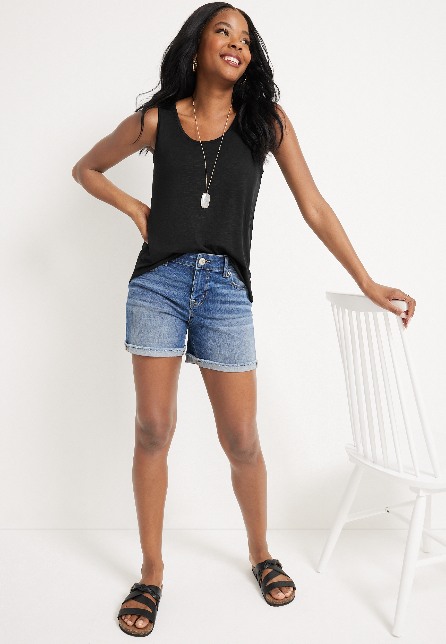 Coastline Lattice Back Tank, C106, large